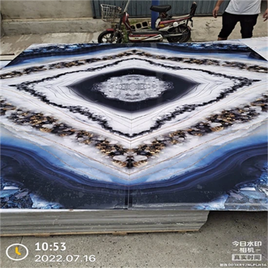 3d Design Pvc Marble Plastic Sheet With Uv